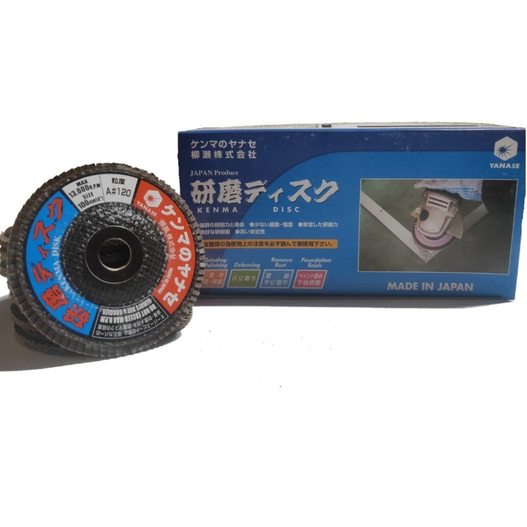 Flap Disc Kenma KM 100 (100x16) #A 120 "Yanase“P/N : 260929